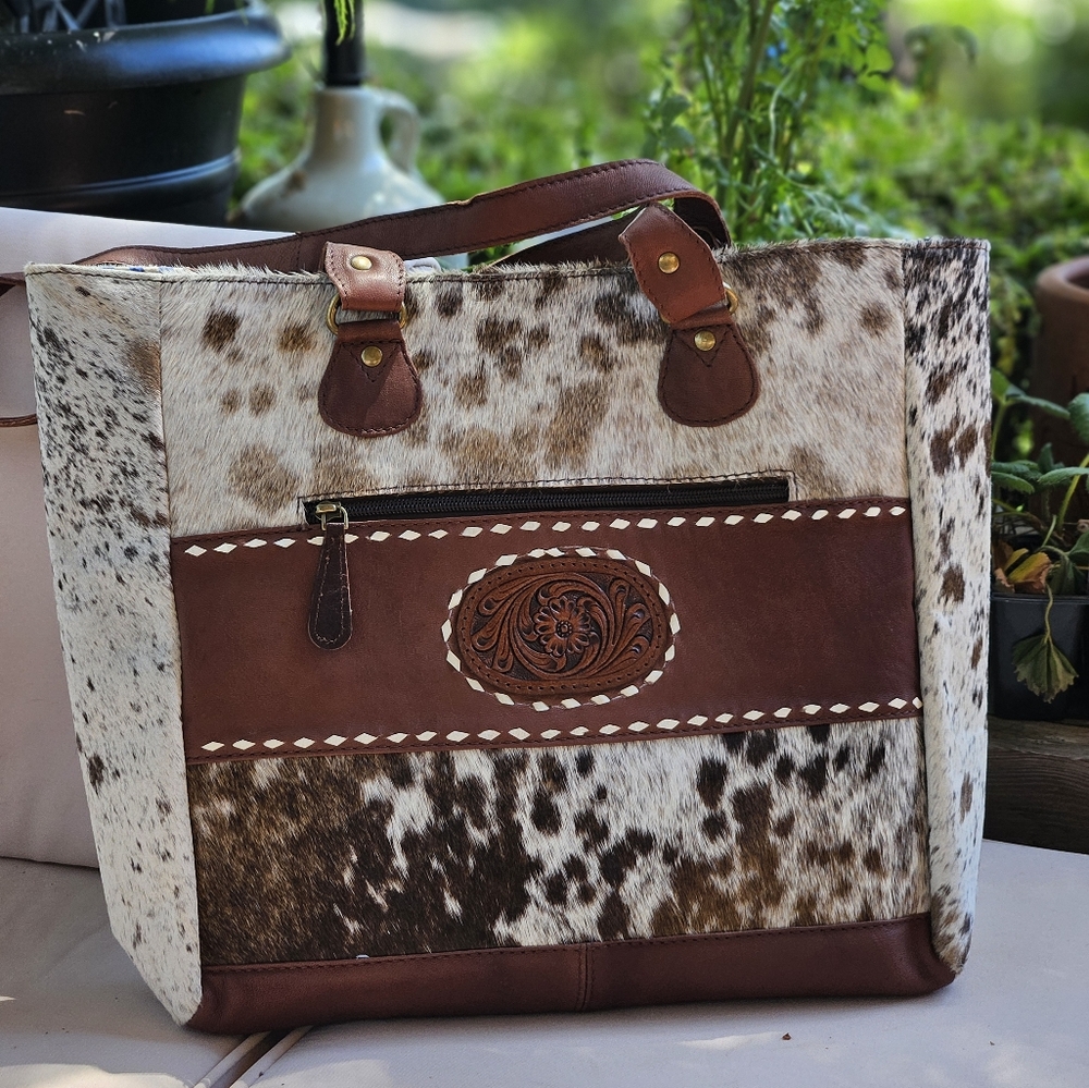 Beautiful Leather Tote Concealed Carry